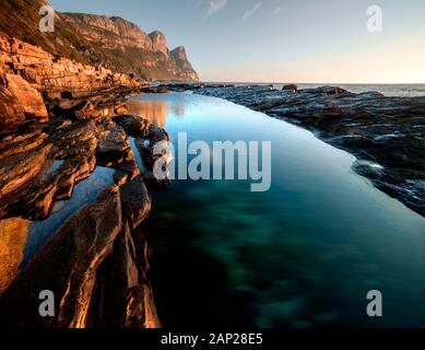 Atemberaubende Landschaft auf der Kap Halbinsel, Südafrika Stockfoto