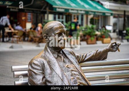 Denkmal für Imre Kalman in Budapest, Ungarn Stockfoto