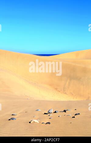 Playa del Inglés auf Gran Canaria Stockfoto