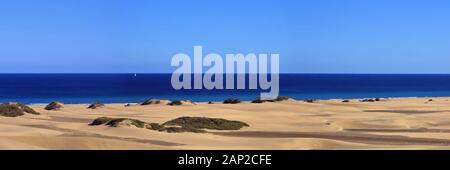 Playa del Inglés auf Gran Canaria Stockfoto