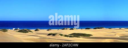 Playa del Inglés auf Gran Canaria Stockfoto