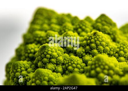 Romanesco Blumenkohl ist eine Essbare Blüte in Italien entstanden Stockfoto
