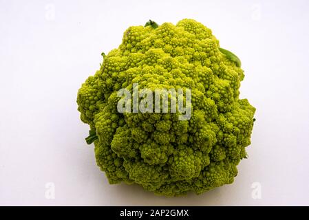 Romanesco Blumenkohl ist eine Essbare Blüte in Italien entstanden Stockfoto
