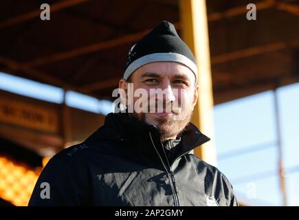 19. Januar 2020, die Mend-A-Schlauch Dschungel, Castleford, England; Rugby League vor Jahreszeit, Castleford Tiger v Toronto Wolfpack: Sonny Bill Williams von Toronto Wolfpack. Credit: Stephen Gaunt/News Bilder Stockfoto