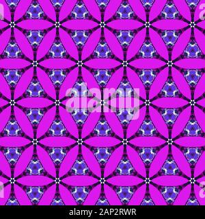 Abstrakter Hintergrund nahtlose Disco-Muster für Stoff und Wände und Decke schmücken die Bar. Helle Disco-Farben und -Muster. Stock Vektor