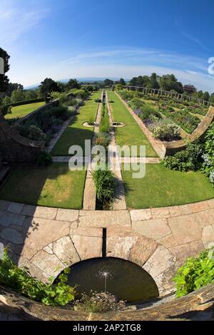 Springbrunnen Hestercombe House & Gardens, Cheddon Fitzpaine, Taunton, Somerset, England Stockfoto