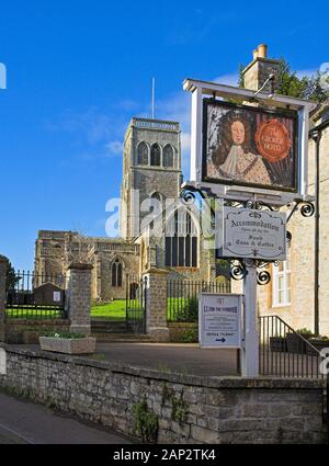 St Mary's Church, Wedmore, Somerset, England, Großbritannien Stockfoto