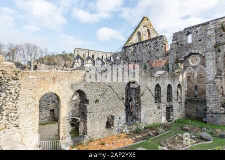 Abtei von Villers (Abbaye de Villers) ist eine ehemalige Zisterzienserabtei in der Nähe von Villers-la-Ville in der Provinz Wallonisch-Brabant Stockfoto