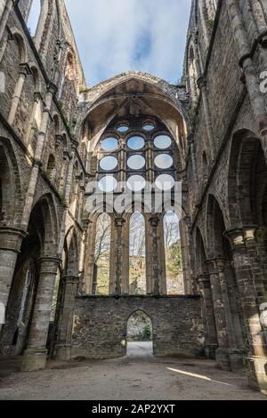 Abtei von Villers (Abbaye de Villers) ist eine ehemalige Zisterzienserabtei in der Nähe von Villers-la-Ville in der Provinz Wallonisch-Brabant Stockfoto