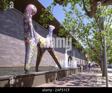 Die Nationalgalerie von Victoria (NGV), St Kilda Road, Southbank, Melbourne, Victoria, Australien Stockfoto