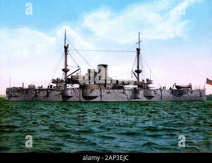 USS Texas im Jahre 1898 Stockfoto