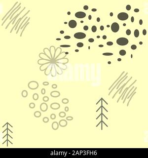 Nahtloses Muster mit tropischen Blättern und Callas Lilien Blüten. Dunkelgrüne und hellgrüne Palmblätter, nahtloses Muster. Tropische Illustration. Dschungel Stock Vektor