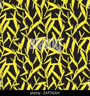 Abstrakte Botanical Leaf nahtlose Muster für Mode druckt, Hintergründe, Websites, Tapeten, Handwerk Stock Vektor
