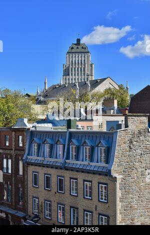 Preis für Gebäude in Der Altstadt von Quebec, Quebec, Kanada Stockfoto