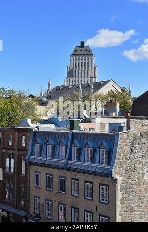 Preis für Gebäude in Der Altstadt von Quebec, Quebec, Kanada Stockfoto