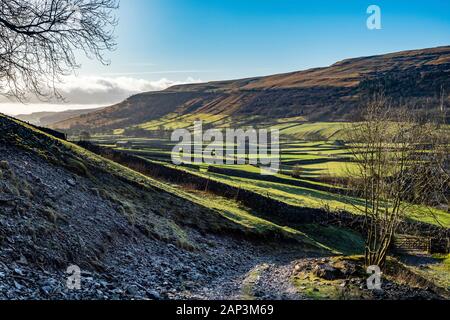 Große Whernside ist ein fiel in den Yorkshire Dales, England, nicht zu verwechseln mit Whernside, einige in den Westen zu sein. Sein Gipfel ist der höchste Punkt der Stockfoto