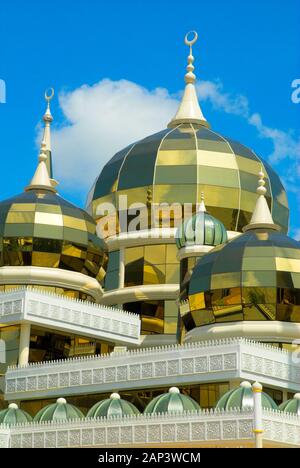 Kristallmoschee (Masjid Kristal), Kuala Terengganu, Terengganu, Malaysia. Bildet das Herzstück eines Islamic Heritage Park Stockfoto