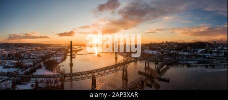New Westminster, Vancouver, British Columbia, Kanada. Stockfoto