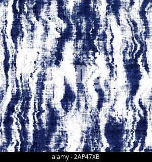 Indigo Cyanotypie gefärbt Wirkung verschlissen Navy pattern Stock Vektor