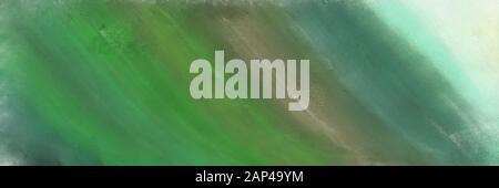 Abstrakte Malerei farbenfroh mit Sea Green, Tee Grün und Pastell-blaue Farben Stockfoto