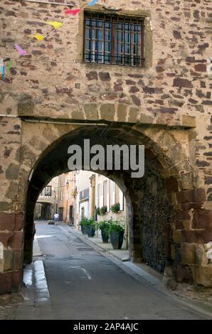 Stadttor Sierck-les-bains Stockfoto