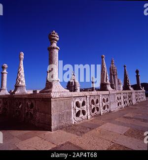 Belem Tower Gothic Fortress Lissabon Portugal Stockfoto