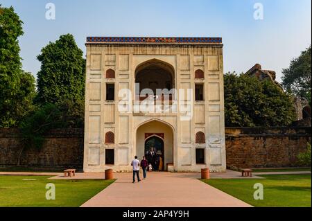 Humayuns Grabkomplex, Neu-Delhi Stockfoto