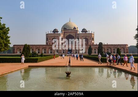 Humayun Grabanlage, New Delhi, Indien Stockfoto