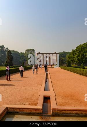 Humayun Grabanlage, New Delhi, Indien Stockfoto