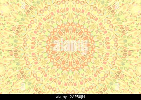Dynamische radiale abstrakten geometrischen Muster Webseite Hintergrund - psychedelic floralen Vektorgrafiken aus bunten Formen Stock Vektor