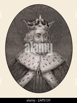 Alfred der große, 847-899, König der West-Sachsen, Wessex und die Angelsachsen Stockfoto