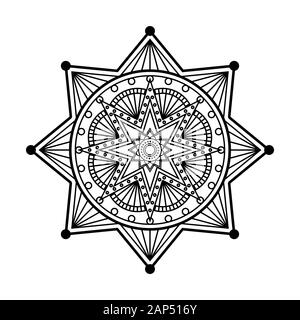 Mandala ornament Stock Vektor