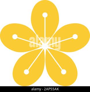 Schönheit plumeria Symbol Blumen Design Illustration Vorlage Stock Vektor