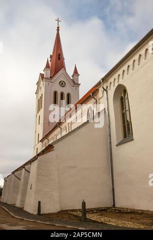 Cēsis St. Johannes Evangelisch-Lutherische Kirche, Lettland Stockfoto