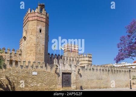 Schloss San Marcos in El Puerto de Santa Maria, Spanien Stockfoto