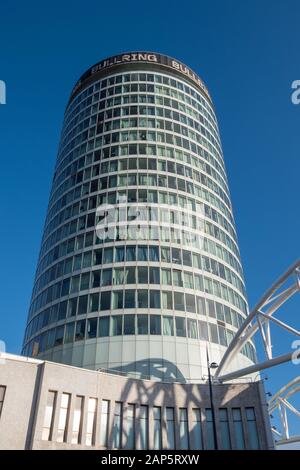 Das berühmte Rotunda-Gebäude im Stadtzentrum von Birmingham, West Midlands, Großbritannien Stockfoto