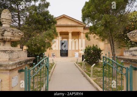 Domvs Romana ist ein RUINIERT der römischen Ära Haus auf der Grenze zwischen Mdina und Rabat, Malta Insel Stockfoto