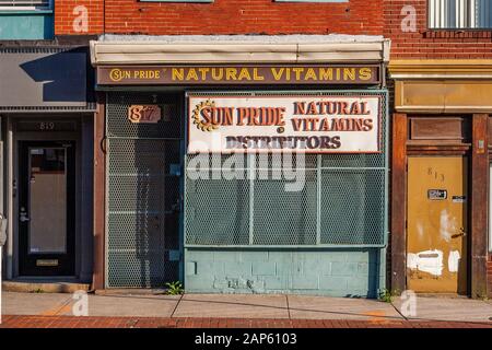 Geschäftsraum im Zentrum von Baltimore Stockfoto