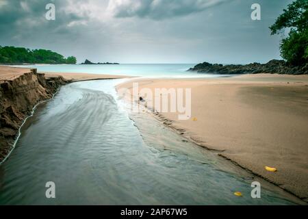 Tobago, eine abgelegene karibische Insel Stockfoto