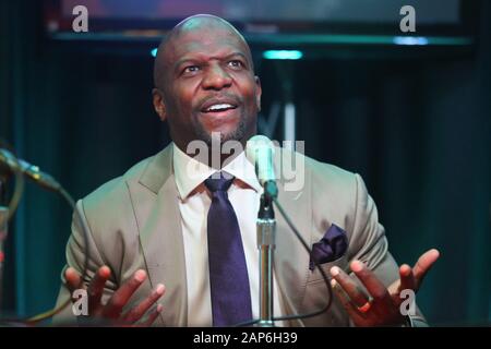 Bala Cynwyd, PA, USA. 21 Jan, 2020. : Terry Crews Interview in Q102 Studio in Bala Cynwyd, Pa 21. Januar 2020 *** Haus Ab *** Quelle:: Star Shooter / Medien Punch/Alamy leben Nachrichten Stockfoto