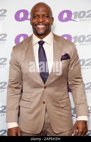 Bala Cynwyd, PA, USA. 21 Jan, 2020. : Terry Crews Interview in Q102 Studio in Bala Cynwyd, Pa 21. Januar 2020 *** Haus Ab *** Quelle:: Star Shooter / Medien Punch/Alamy leben Nachrichten Stockfoto