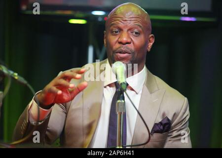 Bala Cynwyd, PA, USA. 21 Jan, 2020. : Terry Crews Interview in Q102 Studio in Bala Cynwyd, Pa 21. Januar 2020 *** Haus Ab *** Quelle:: Star Shooter / Medien Punch/Alamy leben Nachrichten Stockfoto