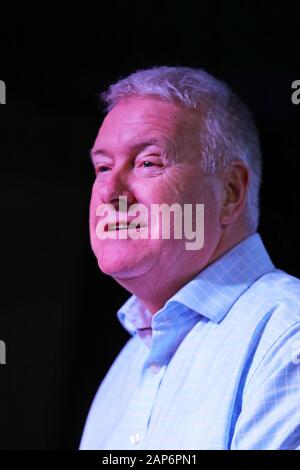 Labour Party chairman Ian Lavery während einer Wahlkampfveranstaltung für die spitzenkandidaten Rebecca Long-Bailey in Hackney, London. Stockfoto