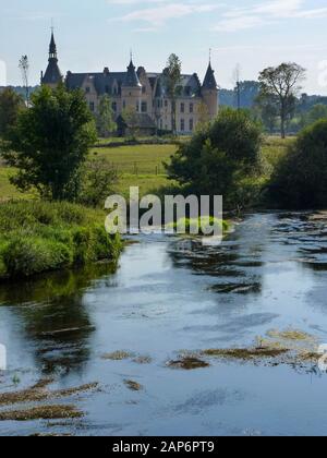 Schloss von faing an der Ardennen, Belgien Stockfoto