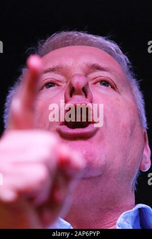 Labour Party chairman Ian Lavery während einer Wahlkampfveranstaltung für die spitzenkandidaten Rebecca Long-Bailey in Hackney, London. Stockfoto