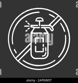 Pestizidfrei chalk Symbol. Kein Fungizid, Insektizid. Ungiftig, nicht-Chemikalien. Produkt frei Zutat. Frische gesunde Bio-lebensmittel. Gesunde Ernährung Stock Vektor