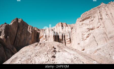 Der berühmte Zabriskie Point im Todes-Valley-Nationalpark, Kalifornien, USA Stockfoto