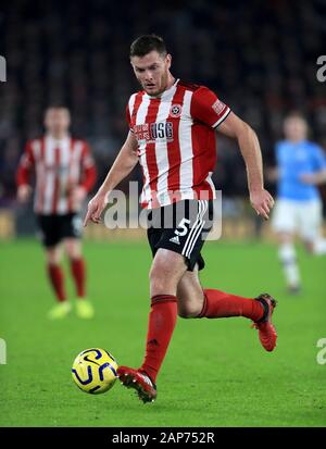 Von Sheffield United Jack O'Connell während der Premier League Match an der Bramall Lane, Sheffield. Stockfoto