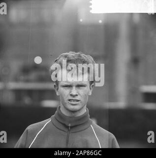 AJAX gegen Telstar 6-2, OP Geels (Telstar) Datum: 13. März 1966 Schlagwörter: Sport, Fußball Stockfoto