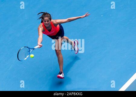 Melbourne, Australien. Januar 2020. Tennis: Grand Slam, Australian Open. Frauen, Einzel, 2. Runde, Görges (Deutschland) - Matic (Kroatien). Julia Görges in Aktion. Credit: Frank Molter / dpa / Alamy Live News Stockfoto